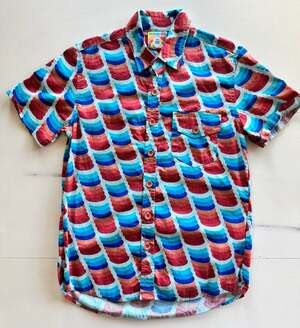 Mokuyobi Short Sleeve Button-Down Shirt Size XXS Multicolored